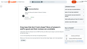 Uniqlo - Quality Crop Tops