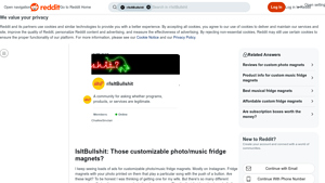 PhotoMusic Magnets - Customizable Fridge Accessories