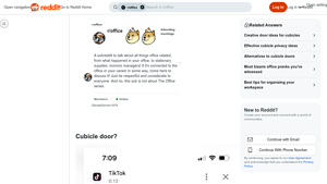 Reddit - Creative Cubicle Solutions