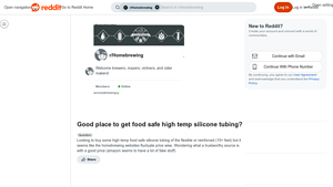 ProFlow Dynamics - Food Safe High Temp Silicone Tubing
