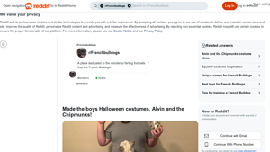 Reddit - Halloween Costumes for Dogs: Alvin and the Chipmunks Theme