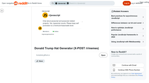 Donald Trump Hat Generator - Custom Hat Creator
