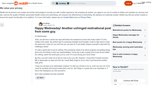 Reddit - Midweek Reflection