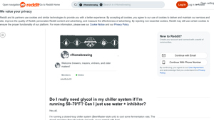 Reddit - Glycol Solutions for Chiller Systems