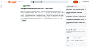 Unknown Brand - Red Perfume Bottle
