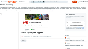 Reddit - The Plate Flipper