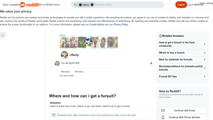 Fursuits - Pricing and Options