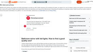 Decadom - LED Bathroom Mirrors