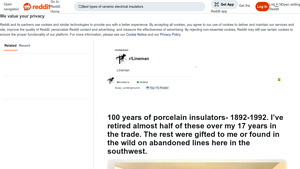 Porcelain Insulators - 100 Years of Heritage