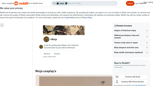 Reddit - Ninja Cosplay & 3D Printing Enhancements