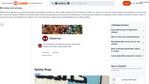 Reddit - Custom Spiderman Rugs