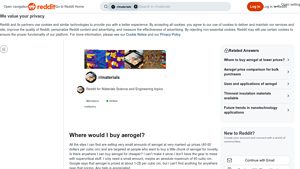 Aerogel - Affordable Options