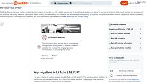 Li Auto - L7, L8, L9 Reviews