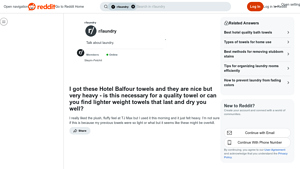 Hotel Balfour - Towels Review
