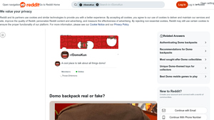 Domo - Backpack Authenticity Concerns