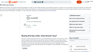 Triton - Key Cutter Recommendations