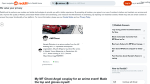 Reddit - MF Ghost Angel Cosplay Set