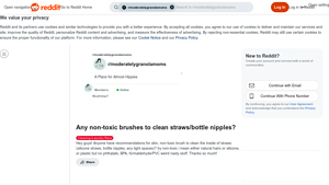 Haakaa - Silicone Bottle and Straw Brushes