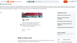 Reddit - Shock Cord
