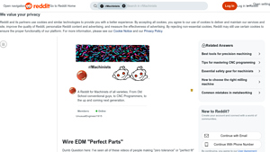 Reddit - Wire EDM Techniques