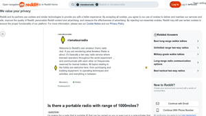 Reddit - Portable Doomsday Radio