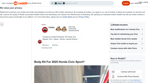 Yofer - Body Kit for 2025 Honda Civic Sport