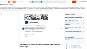 Reddit - Gojo Costume for Halloween