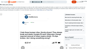 Honda - Bumper Clips