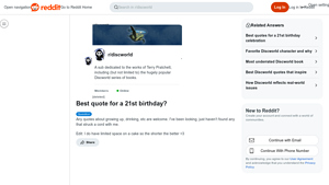 Reddit - Better Alternatives to Alcohol