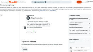 Reddit - Japanese Panties