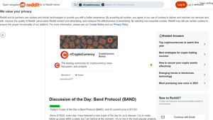 Screenshot of Discussion of the Day: Band Protocol (BAND) : r/CryptoCurrency