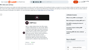 Screenshot of Where to buy AMP? : r/AMPToken - Reddit
