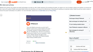 Screenshot of Exchanges for Pi Network : r/PiNetwork - Reddit
