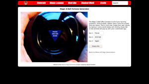 RedKid.Net - Magic 8 Ball Fortune Generator