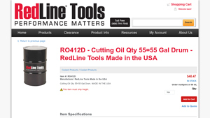 RedLine Tools - Cutting/Machining Oil