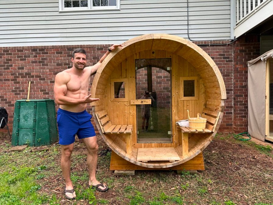 An application scenario or product detail of redwood outdoor sauna - Image 6