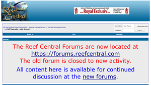 Reef Central - DEF Barrels