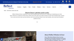 Reflect Window & Door - Larson Storm Door Mortise Latch