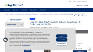 Regal Rexnord - Hub City® Involute Splined Couplings