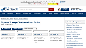 Clinton Industries - Bariatric Physical Therapy Table