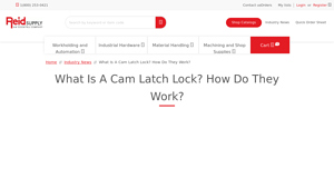 Reid Supply - Cam Latch Locks