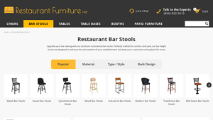 Restaurant Furniture - Heavy Duty Commercial Bar Stools
