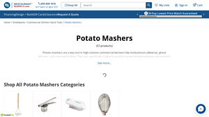 Restaurant Supply - Potato Mashers