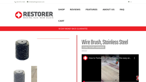 Restorer Tools - Wire Brush Machine
