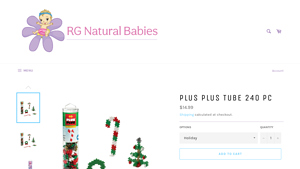 RG Natural Babies - Plus Plus Tube 240 pc