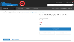 Samson - Stable Braid Rigging Rope