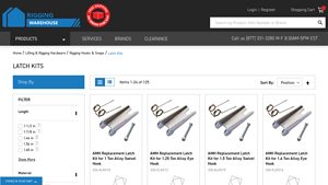 Rigging Warehouse - Key Latch Kit Products