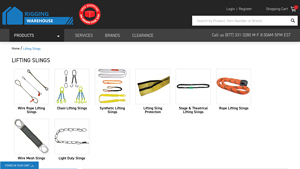 Rigging Warehouse - Lifting Slings