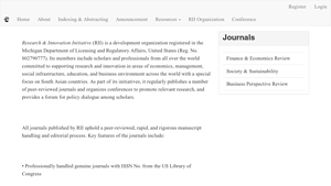 RII - Research & Innovation Support