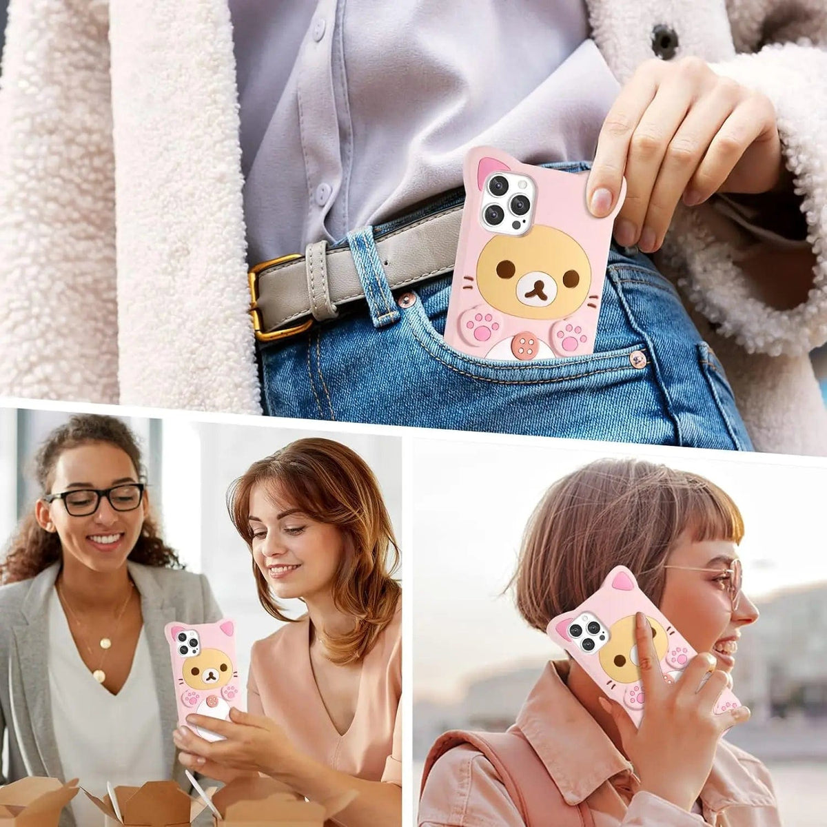 An application scenario or product detail of rilakkuma phone case - Image 21